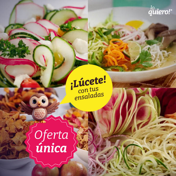 Súper cortador verduras profesional SpiralPro™