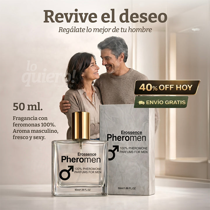 Perfume con Feromonas para Hombre – Revive la pasión con tu pareja.